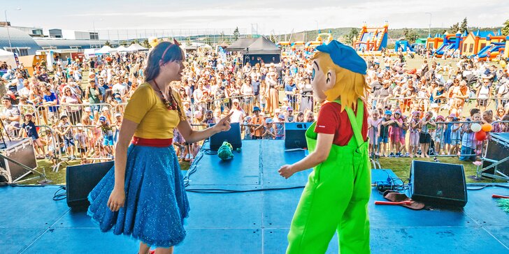 Vstupenka na dětský festival Fesťáček: Fíha Tralala i skákací hrady a animátoři