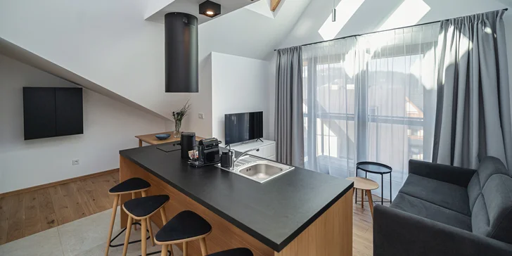 Zbrusu nové moderní apartmány v centru Zakopaného: relaxace ve SPA i dobrodružství