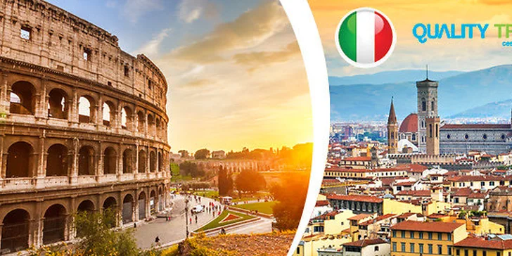 Zájezd za italskými skvosty s ubytováním a snídaní