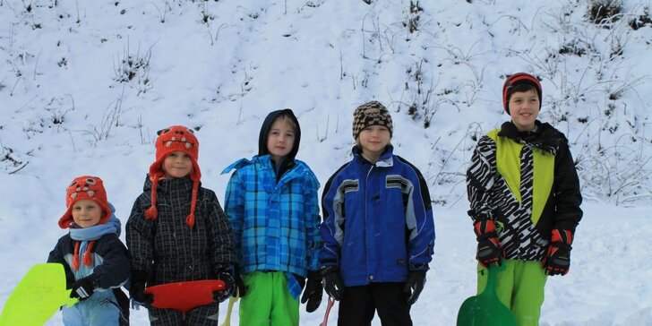 Jednodenní lyžařský kurz na Monínci pro děti