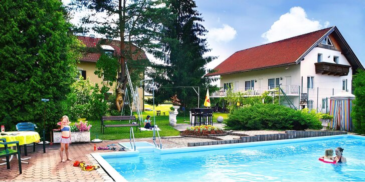 Apartmány u rakouského jezera Klopeiner See: snídaně, bazén, 1. dítě do 11,9 let zdarma