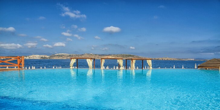 Malta a St. Paul's Bay: 4* hotel u vyhlášené pláže Bugibba Beach, neomezený wellness i snídaně