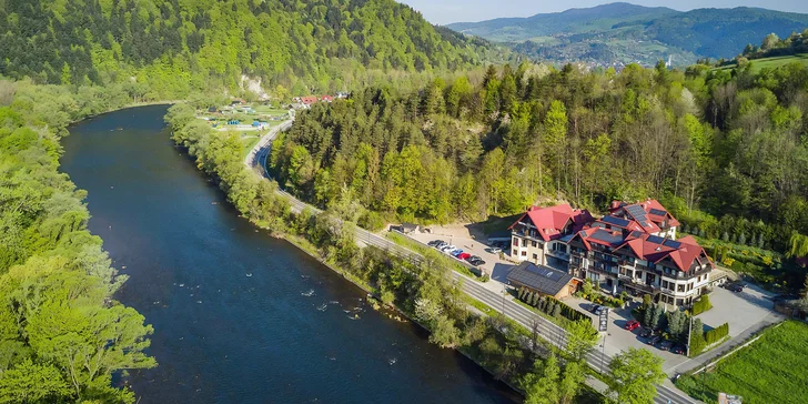 Pobyt u krásné přírody Pieninského parku: snídaně či polopenze, neomezený wellness i výlety