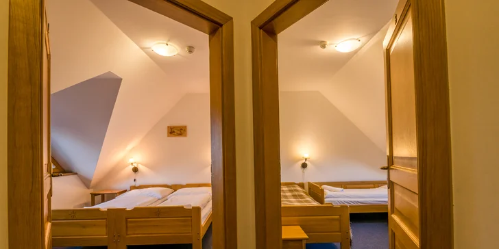 Horský hotel stojící na hřebeni Javorníků: strava i pobyt se saunou či elektrokoly