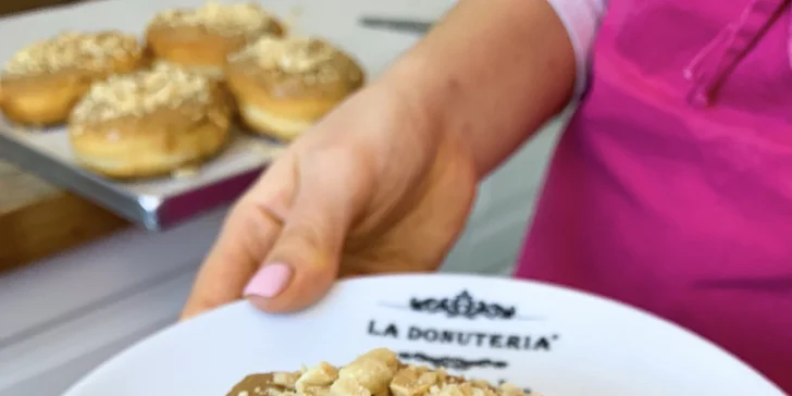 Donut podle výběru a káva v La Donuteria v Palladiu pro 1 i 2 osoby