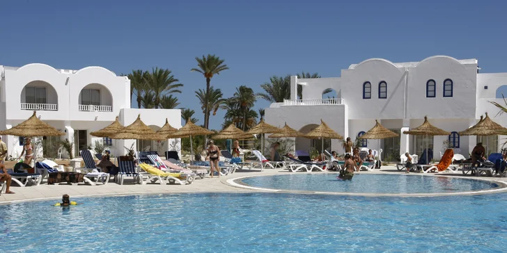 Rodinná dovolená v Tunisku: 4* Djerba Sun Beach Hotel & Spa s all inclusive a dítětem za letenku