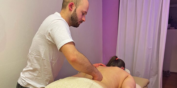 Uvolnění ztuhlého těla: masáž podle výběru v délce 30 nebo 45 min. i permanentka