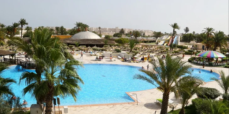 Rodinná dovolená v Tunisku: 4* Djerba Sun Beach Hotel & Spa s all inclusive a dítětem za letenku