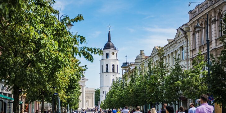 Vilnius, hlavní město Litvy: ubytování ve 4* hotelu se snídaní, exkurze s průvodcem i transfer z letiště