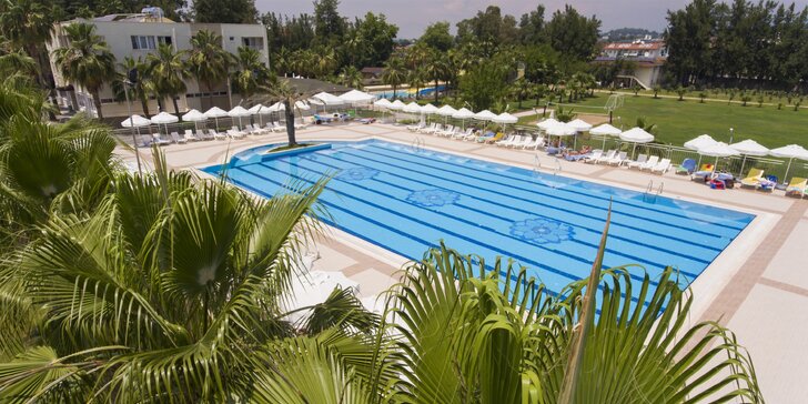 Turecká riviéra vč. letenky: 4* Hotel Club Sidelya s ultra all inclusive a pláží 350 m, dítě za letenku