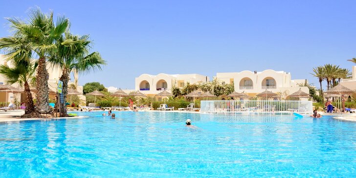 Dovolená v Tunisku: 4* hotel Djerba Sun Beach Hotel & Spa s all inclusive, u pláže, vč. letenky