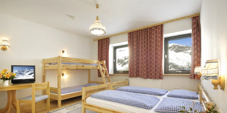 Na výlety do Rakouska: 3* hotel ve výšce 2315 m, u jezera a ledovce, polopenze+, wellness, děti do 12 let zdarma