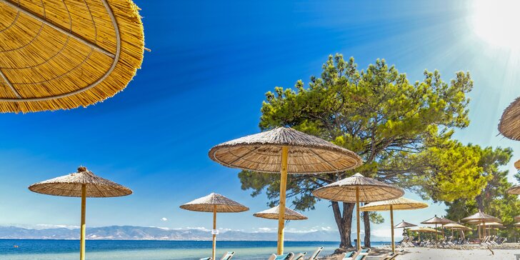 Dovolená na řeckém ostrově Thassos: 7 nocí v 5* hotelu, all inclusive strava, zpáteční letenka