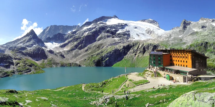 Na výlety do Rakouska: 3* hotel ve výšce 2315 m, u jezera a ledovce, polopenze+, wellness, děti do 12 let zdarma