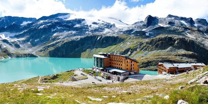 Na výlety do Rakouska: 3* hotel ve výšce 2315 m, u jezera a ledovce, polopenze+, wellness, děti do 12 let zdarma