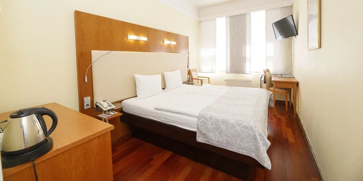 4* hotelu Ametyst: pobyt se snídaní pro dva v historické Praze