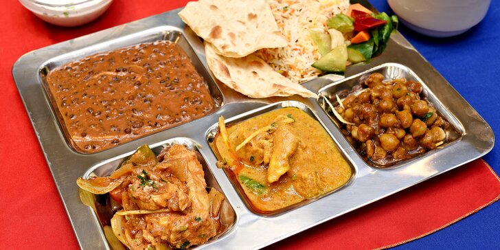 Indické speciality u Václaváku: otevřený voucher na jídlo v hodnotě 700 Kč