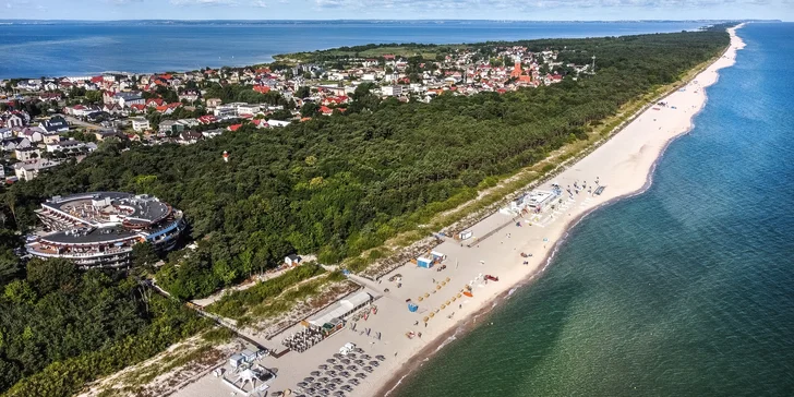 Dovolená u Baltu: hotel přímo u moře, snídaně či polopenze, neomezený wellness a fitness, dětská herna