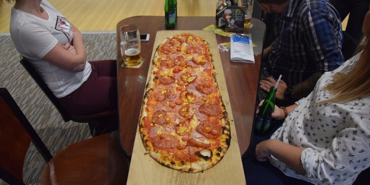 Největší pizza v Olomouci a bowling v jednom z největších center na Moravě