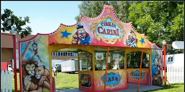 Vstupenky na vánoční show Cirkusu Carini
