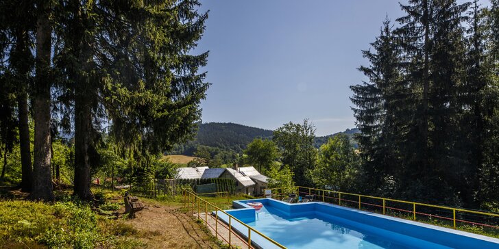 Horský hotel v Beskydech: snídaně, neomezeně vnitřní bazén i sauna