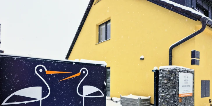 Moderní a prostorné apartmány v CHKO Železné hory pro pár i rodinu