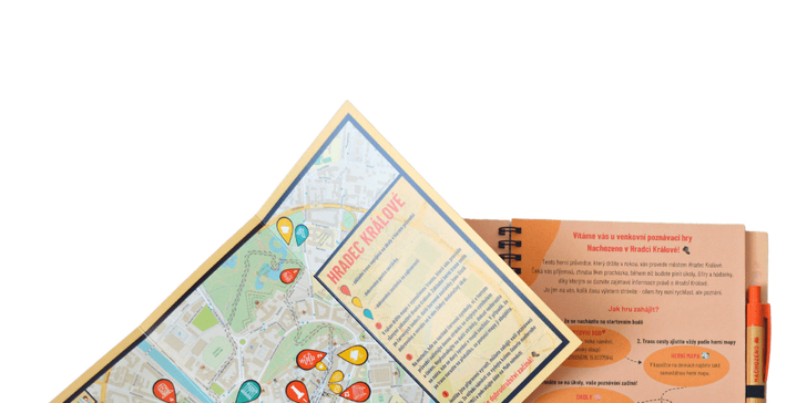 Venkovní poznávací hra Nachozeno: Úkoly, výzvy, herní mapa, tipy na občerstvení