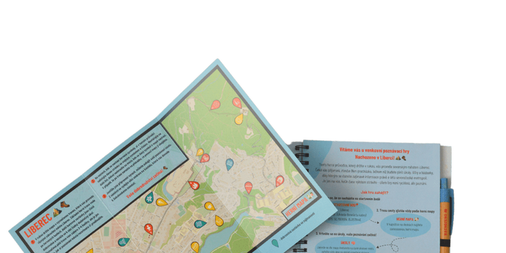 Venkovní poznávací hra Nachozeno: Úkoly, výzvy, herní mapa, tipy na občerstvení