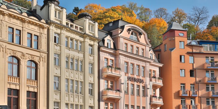 4* pobyt v centru Karlových Varů se snídaněmi, neomezeným wellness a masážemi