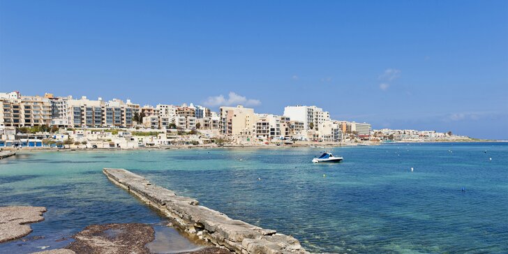 4* hotel u moře na Maltě: neomezený vstup do wellness, snídaně a pobyt až 2 dětí zdarma