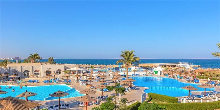 Dovolená v Egyptě s all inclusive v 4* hotelu Aladdin Beach Resort, dítě za cenu letenky a dětský klub Čedog