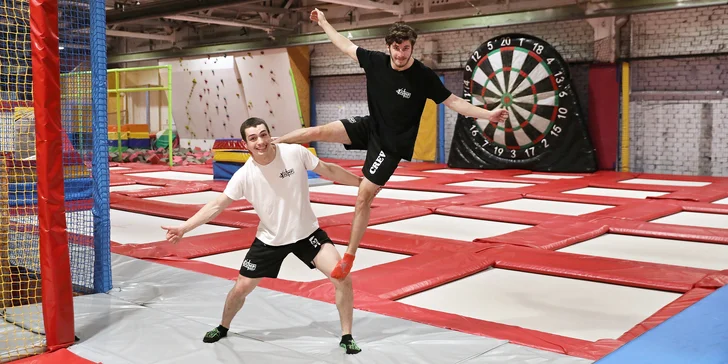 Jump Family Ústí: 1 nebo 2 hodiny v zábavním centru s trampolínami a dalšími atrakcemi