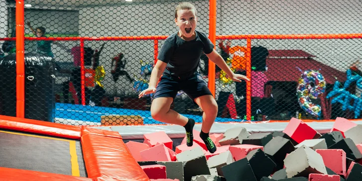 Jump Family Most: 1 nebo 2 hodiny v zábavním centru s trampolínami a dalšími atrakcemi