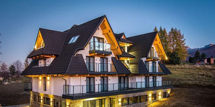 Pobyt v moderním hotelu jen 2 km od vyhlášené ulice Krupówki, sleva na vstup do aquaparku