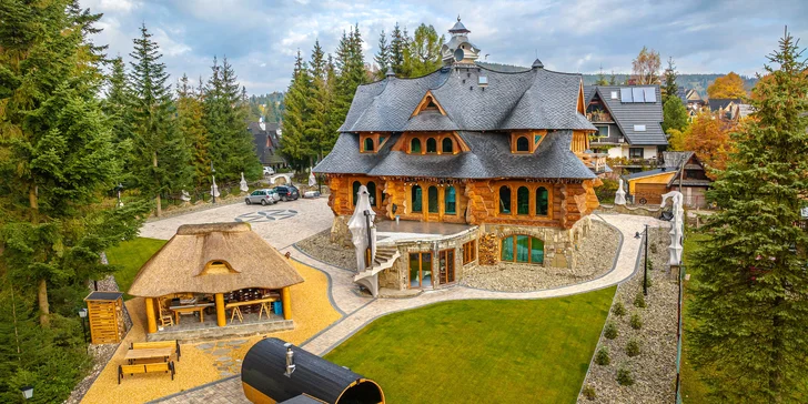 Pohádkový pobyt v luxusním apartmánu až pro 4 os.: balíčky se snídaní, soukromý les
