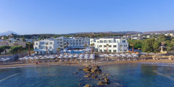 Hotel Harmony Rethymno Beach v Řecku: all inclusive, hotel na pláži i dítě za letenku