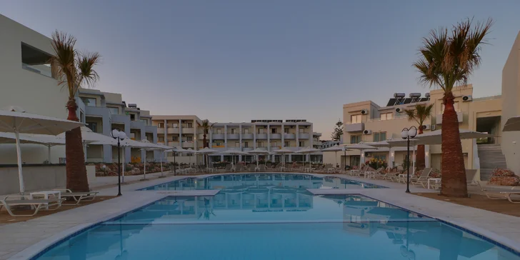 Hotel Harmony Rethymno Beach v Řecku: all inclusive, hotel na pláži i dítě za letenku