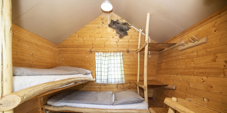 Chatky či bungalov v autocampu pod Krušnými horami: ubytování i vstup do 3D bludiště a minigolf