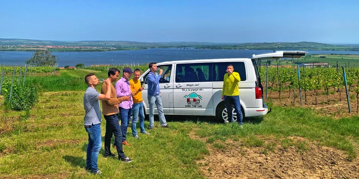 Výlet za degustací vína na jižní Moravě nebo v Rakousku ve Wolkswagen Caravelle