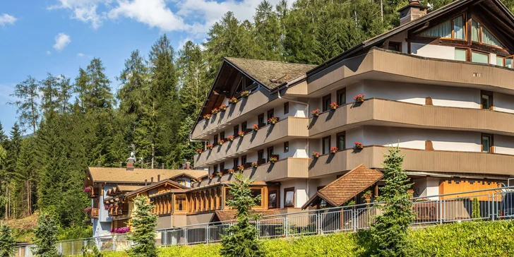 Dolomity: polopenze, wellness se saunou a bazénem, Trentino Guest Card se vstupy na atrakce