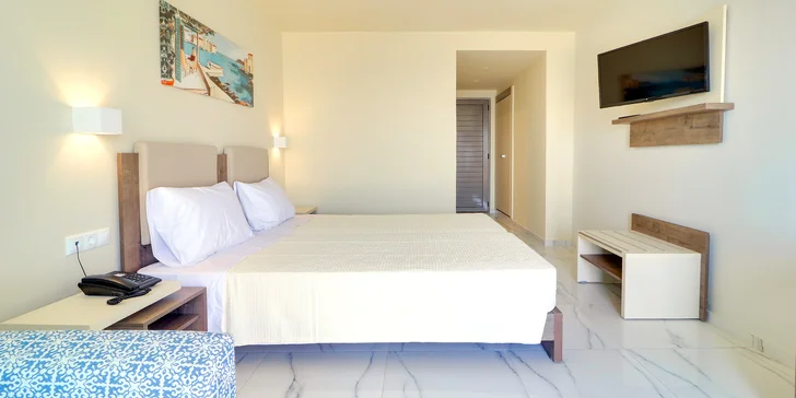 Hotel Harmony Rethymno Beach v Řecku: all inclusive, hotel na pláži i dítě za letenku