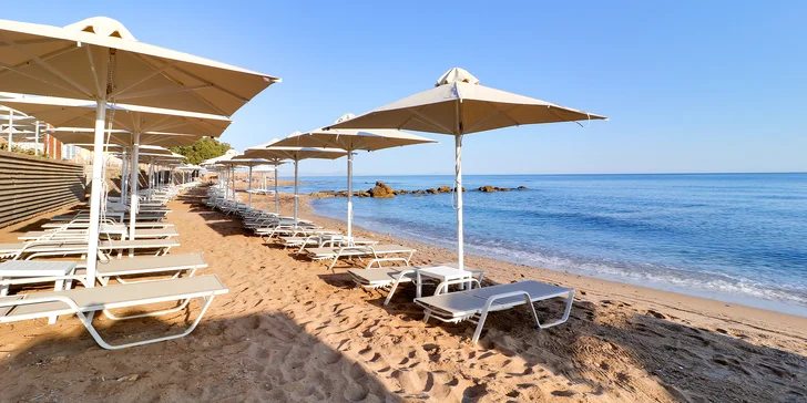 Hotel Harmony Rethymno Beach v Řecku: all inclusive, hotel na pláži i dítě za letenku