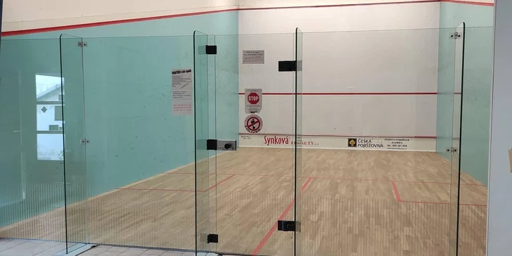 Sportovní zábava: hodinový pronájem kurtu na squash bez limitu hráčů