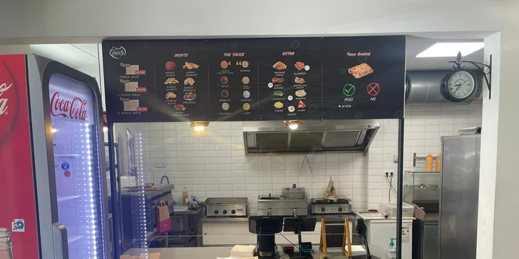 Střední french tacos pro jednoho i pár: maso, omáčky dle výběru