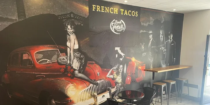 Střední french tacos pro jednoho i pár: maso, omáčky dle výběru