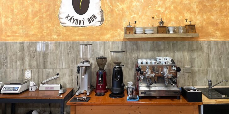 3hodinový baristický kurz v pražírně v Prostějově: vše o kávě vč. praxe u kávovaru a napěňování mléka