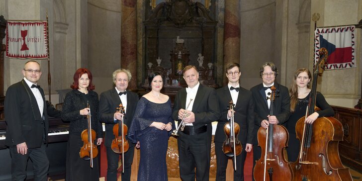 Květnové koncerty klasické hudby v barokním kostele v centru Prahy