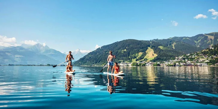 Aktivní dovolená v Zell am See: hotel 300 m od jezera, snídaně, wellness se saunami a vířivkou