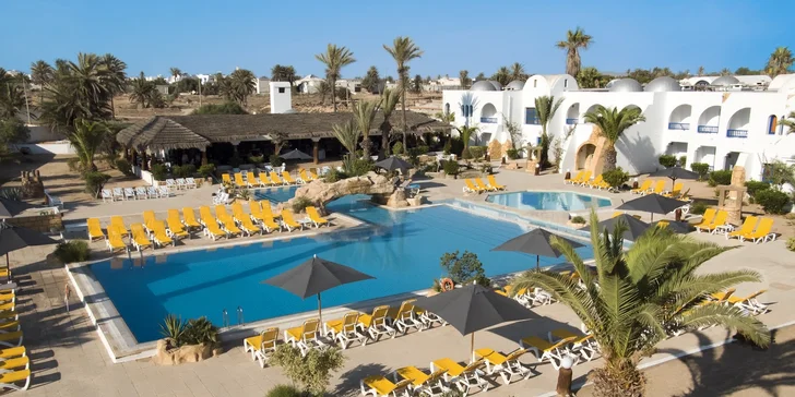 Dovolená v hotelu Djerba Holiday Club: all inclusive jídlo i nápoje a dítě za letenku