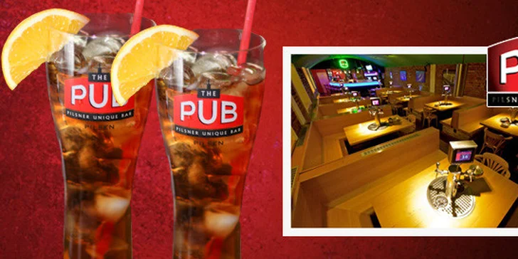Dejte si míchaný drink a získejte sklenici The PUB